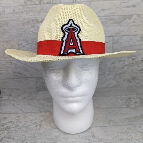 California Angels San Diego Zoo Wild Animal Park Safari Hat Tan Khaki SGA MLB - Picture 1 of 7